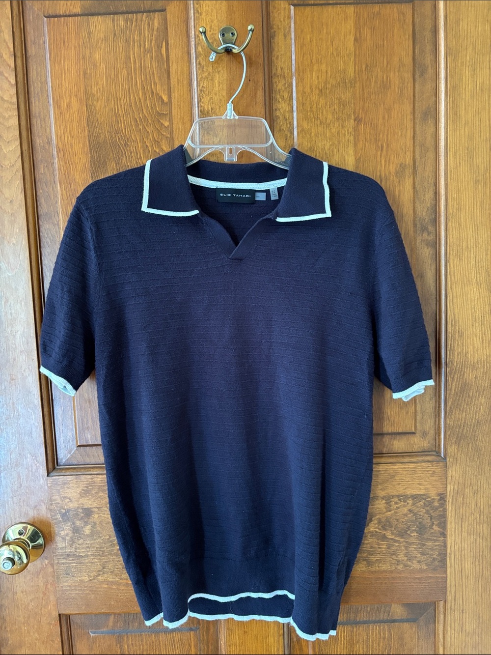 Elie Tahari Men’s Sweater Polo, S, Like New